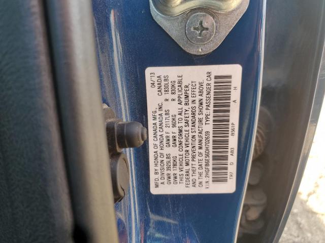 2013 HONDA CIVIC SI - 2HGFB6E56DH702659