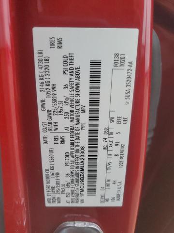 2021 FORD ESCAPE SE - 1FMCU9BZ4MUA23308