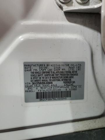 2022 NISSAN KICKS S 3N1CP5BV9NL505045