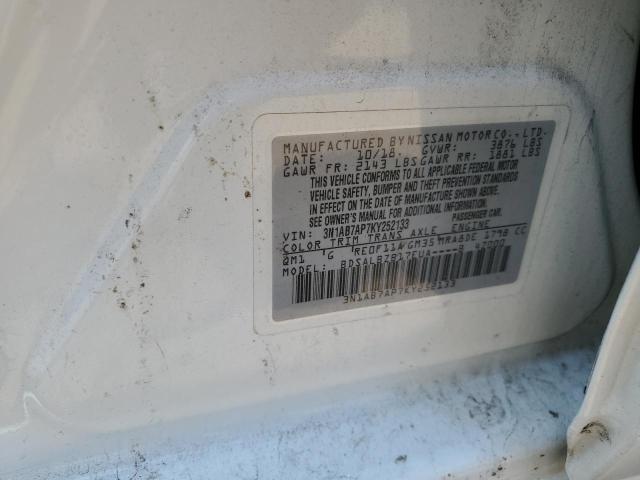 2019 NISSAN SENTRA S - 3N1AB7AP7KY252133