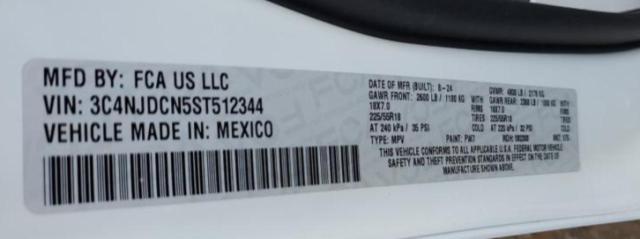 2025 JEEP COMPASS LI 3C4NJDCN5ST512344