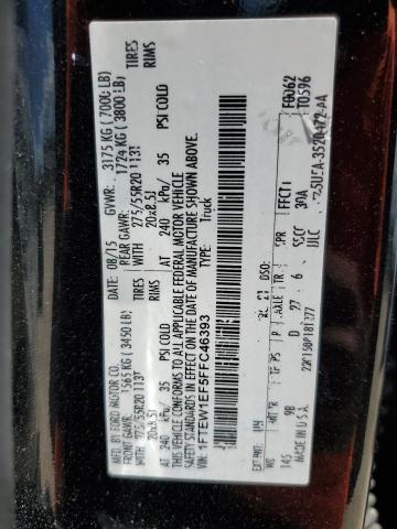2015 FORD F150 SUPER 1FTEW1EF5FFC46393