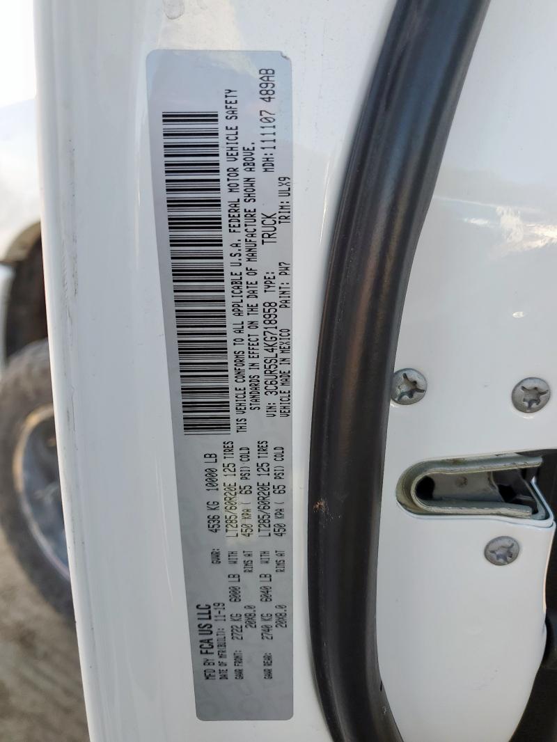 2019 RAM 2500 LIMIT 3C6UR5SL4KG718958