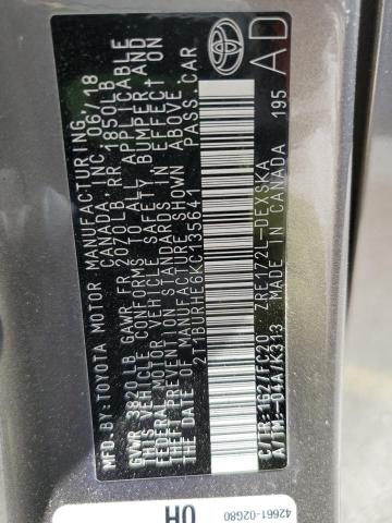 2019 TOYOTA COROLLA SE #3274838092