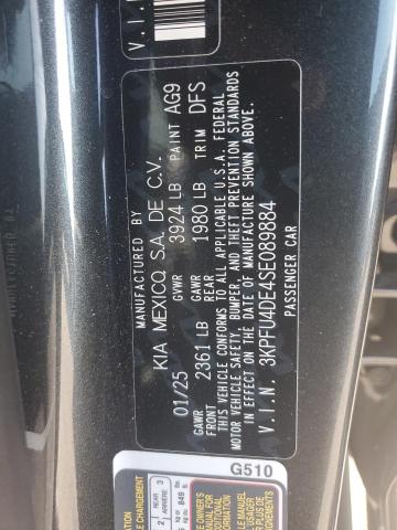 2025 KIA K4 EX 3KPFU4DE4SE089884