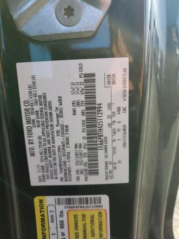 2018 FORD MUSTANG 1FA6P8TH4J5112994