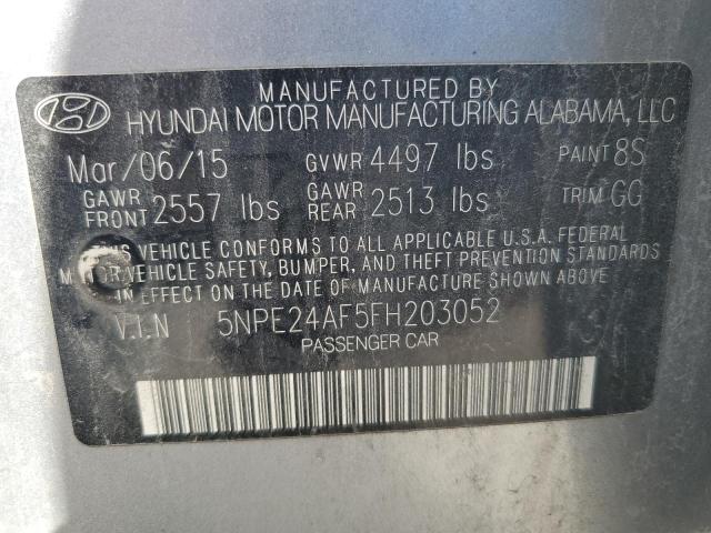 2015 HYUNDAI SONATA SE - 5NPE24AF5FH203052