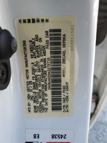 2010 TOYOTA COROLLA BASE - 1NXBU4EE9AZ275719