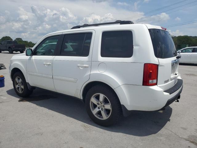 HONDA PILOT EXL 2010 white  gas 5FNYF4H50AB004464 photo #3