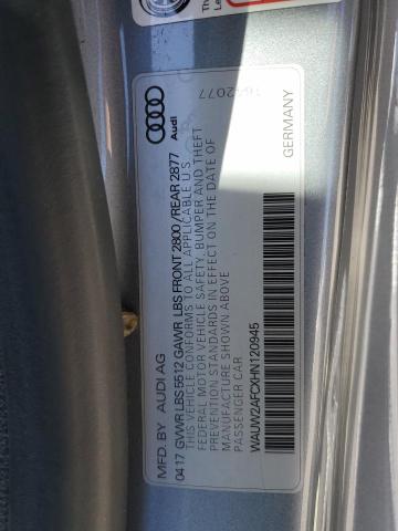 2017 AUDI A7 PREMIUM WAUW2AFCXHN120945