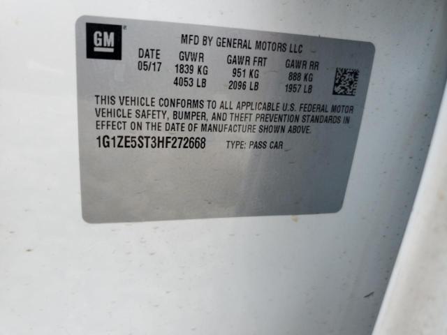 2017 CHEVROLET MALIBU LT 1G1ZE5ST3HF272668