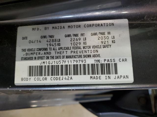 2015 MAZDA 6 SPORT JM1GJ1U57F1179793