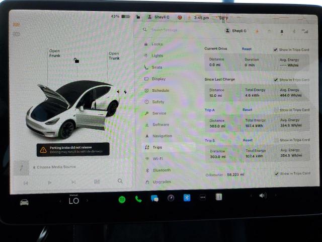 2021 TESLA MODEL Y 5YJYGDEE9MF153395