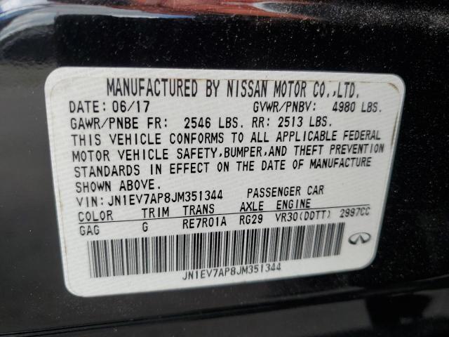 2018 INFINITI Q50 LUXE JN1EV7AP8JM351344