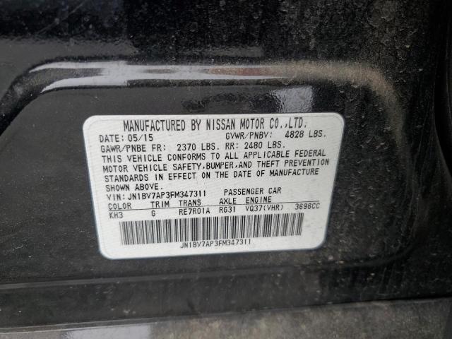 2015 INFINITI Q50 BASE - JN1BV7AP3FM347311
