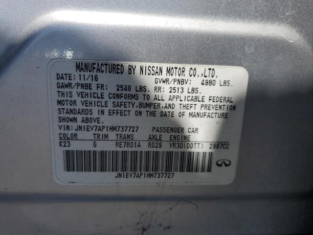 2017 INFINITI Q50 PREMIU - JN1EV7AP1HM737727