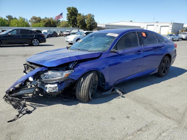 HONDA ACCORD SPORT 2018 blue  gas 1HGCV1F36JA230158 photo #1