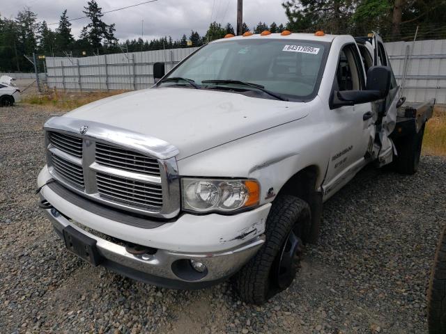 DODGE RAM 3500 S 2005 white  diesel 3D7MS48C35G731001 photo #1