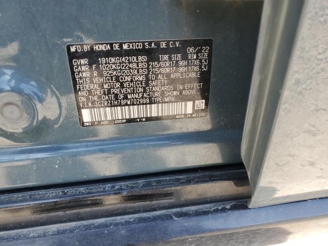 2023 HONDA HR-V EXL 3CZRZ1H79PM702999