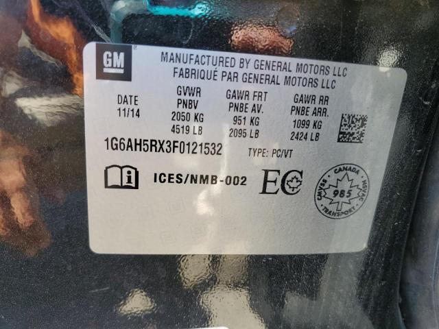 2015 CADILLAC ATS LUXURY 1G6AH5RX3F0121532