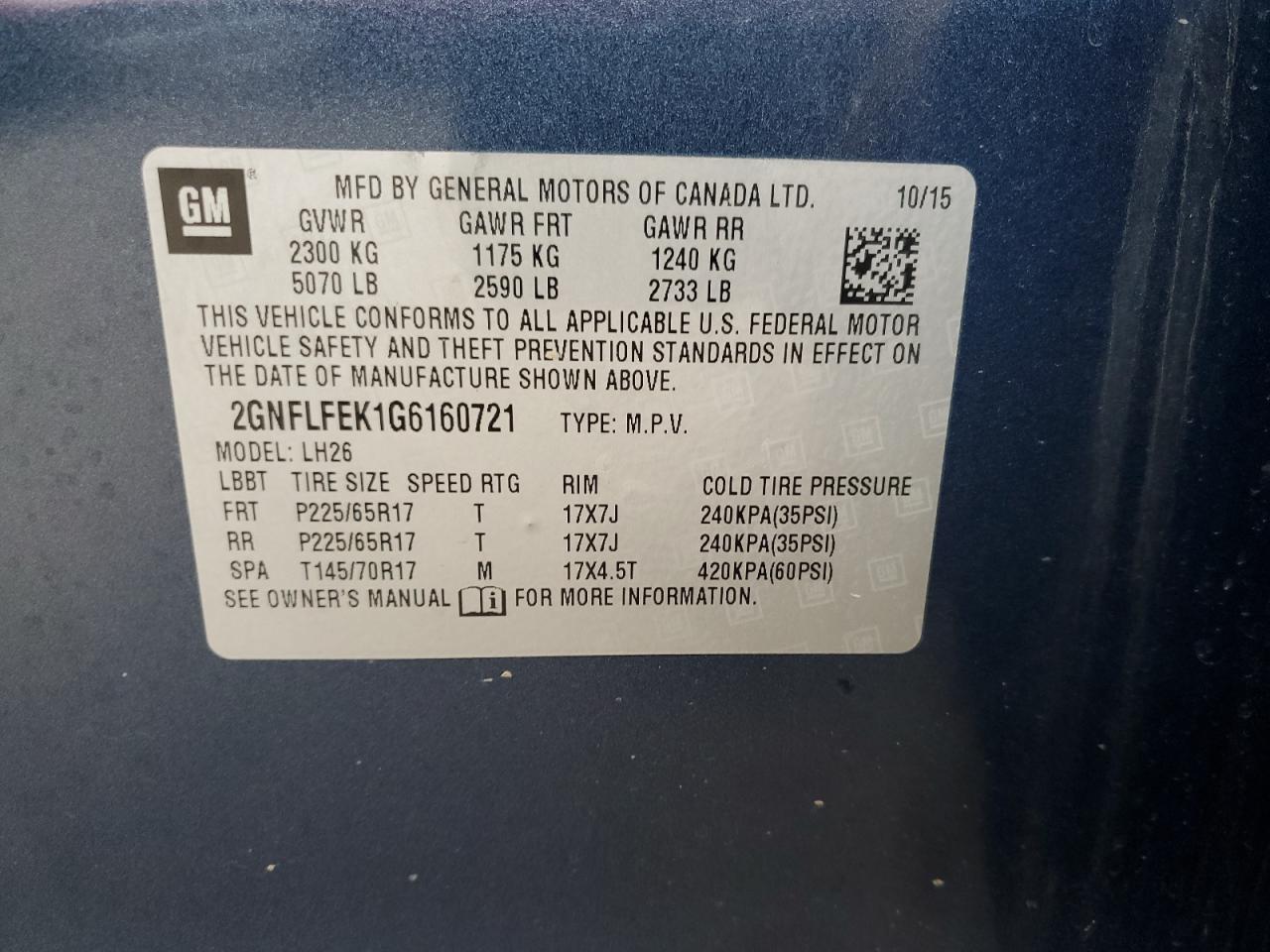 CHEVROLET EQUINOX LT