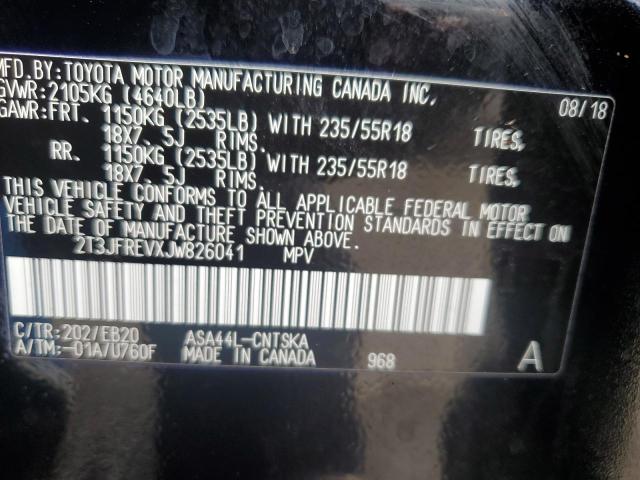 2018 TOYOTA RAV4 SE 2T3JFREVXJW826041
