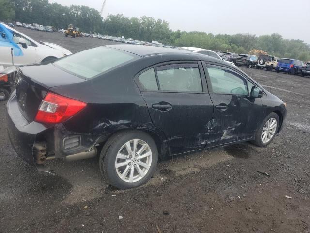 HONDA CIVIC EX 2012 black  gas 19XFB2F83CE341708 photo #4