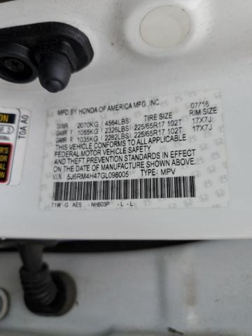 5J6RM4H47GL098005 Honda CR-V SE