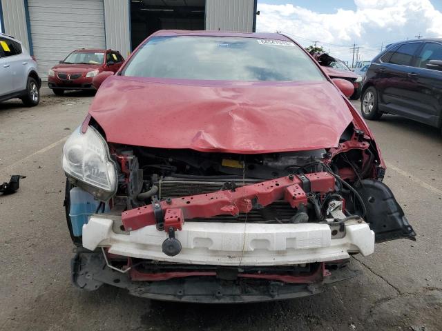  TOYOTA PRIUS 2012 Червоний