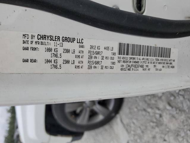 1C4NJPFA3ED674882 Jeep Patriot Latitude