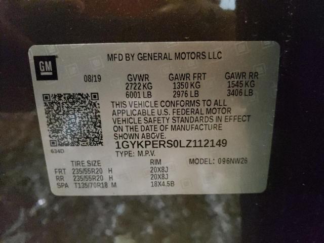 2020 CADILLAC XT6 PLATIN - 1GYKPERS0LZ112149