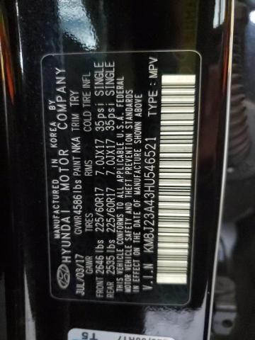 2017 HYUNDAI TUCSON SE - KM8J23A43HU546521