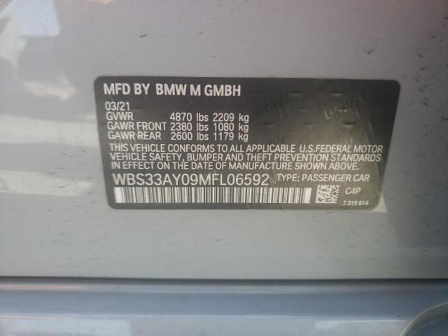 WBS33AY09MFL06592 BMW M3 Competition