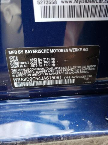 WBA8D9C54JA615081 BMW 330 XI