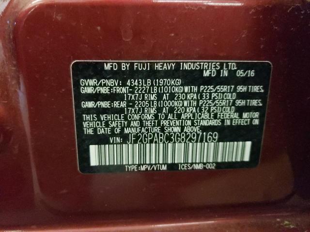 JF2GPABC3G8297169 Subaru Crosstrek Premium