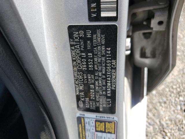 KNADM4A3XG6691144 KIA RIO LX