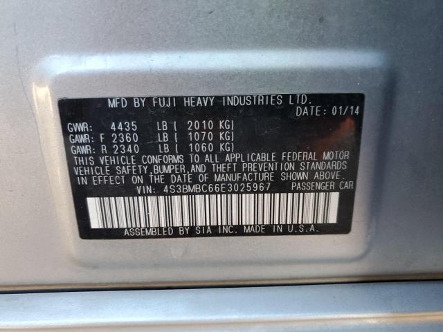 4S3BMBC66E3025967 Subaru Legacy 2.5i Premium