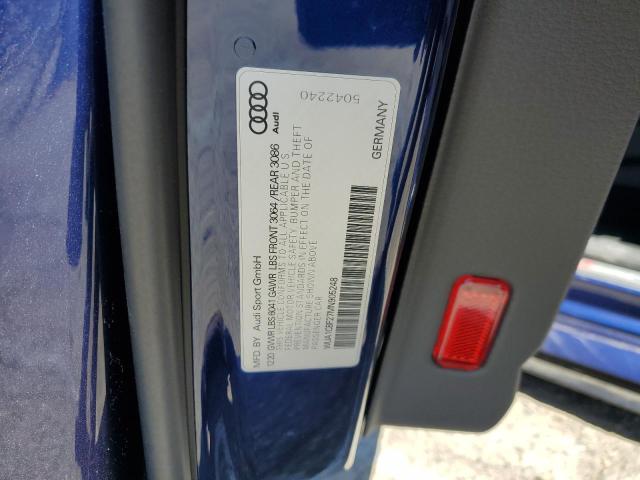 2021 AUDI RS6 WUA1CBF27MN905248