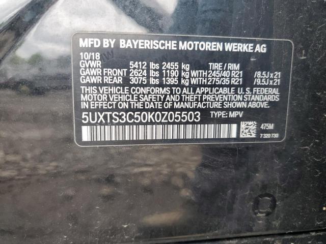 5UXTS3C50K0Z05503 2019 BMW X3, photo no. 13