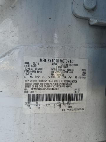 2FMPK3J85JBC16386 Ford EDGE SEL