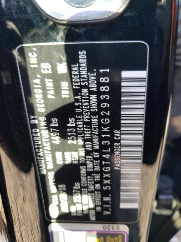5XXGT4L31KG293881 KIA Optima Lx