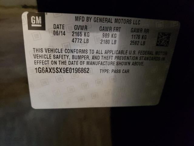 1G6AX5SX9E0196862 Cadillac Cts Luxury Collection