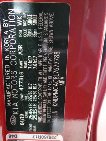 KNDPMCAC8L7677788 KIA Sportage Lx