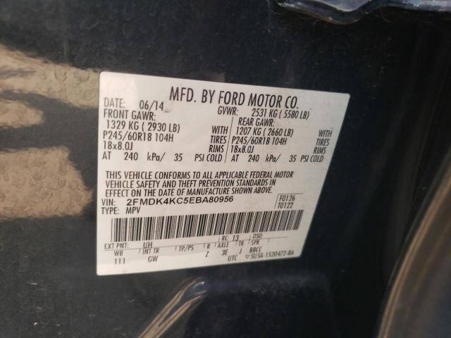 2FMDK4KC5EBA80956 Ford Edge Limited