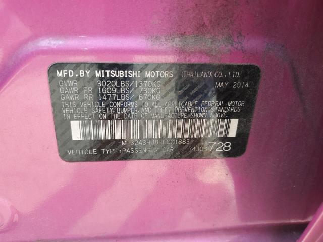 ML32A3HJ8FH001883 Mitsubishi MIRAGE DE