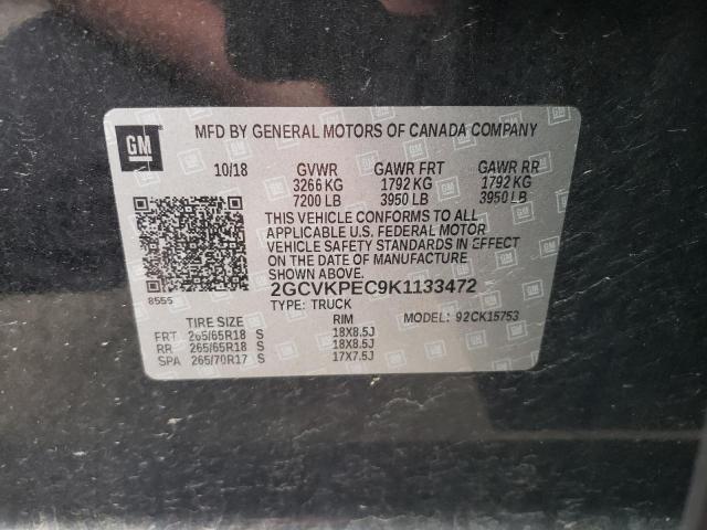 2019 CHEVROLET SILVRDO LT 2GCVKPEC9K1133472