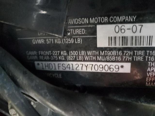 2007 HARLEY-DAVIDSON FLTR 1HD1FS4127Y709069