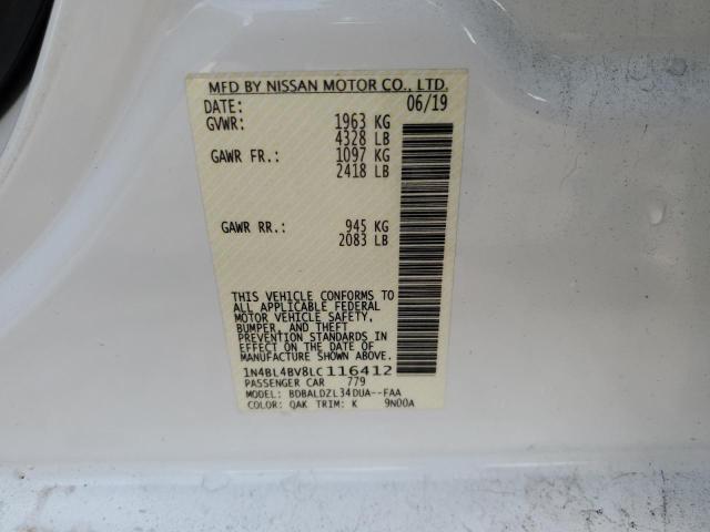1N4BL4BV8LC116412 Nissan ALTIMA S
