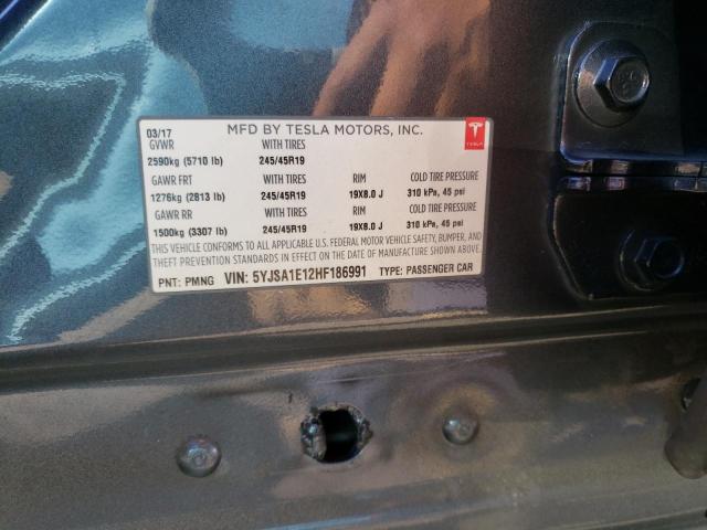 5YJSA1E12HF186991 Tesla MODEL S