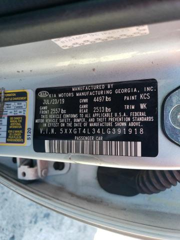 5XXGT4L34LG391918 KIA Optima Lx